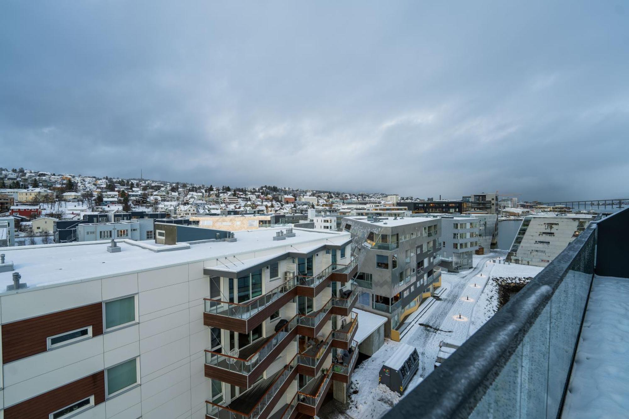 Northern Light Apartments - Nyholmen Luxury Penthouse B Tromsø Exteriör bild