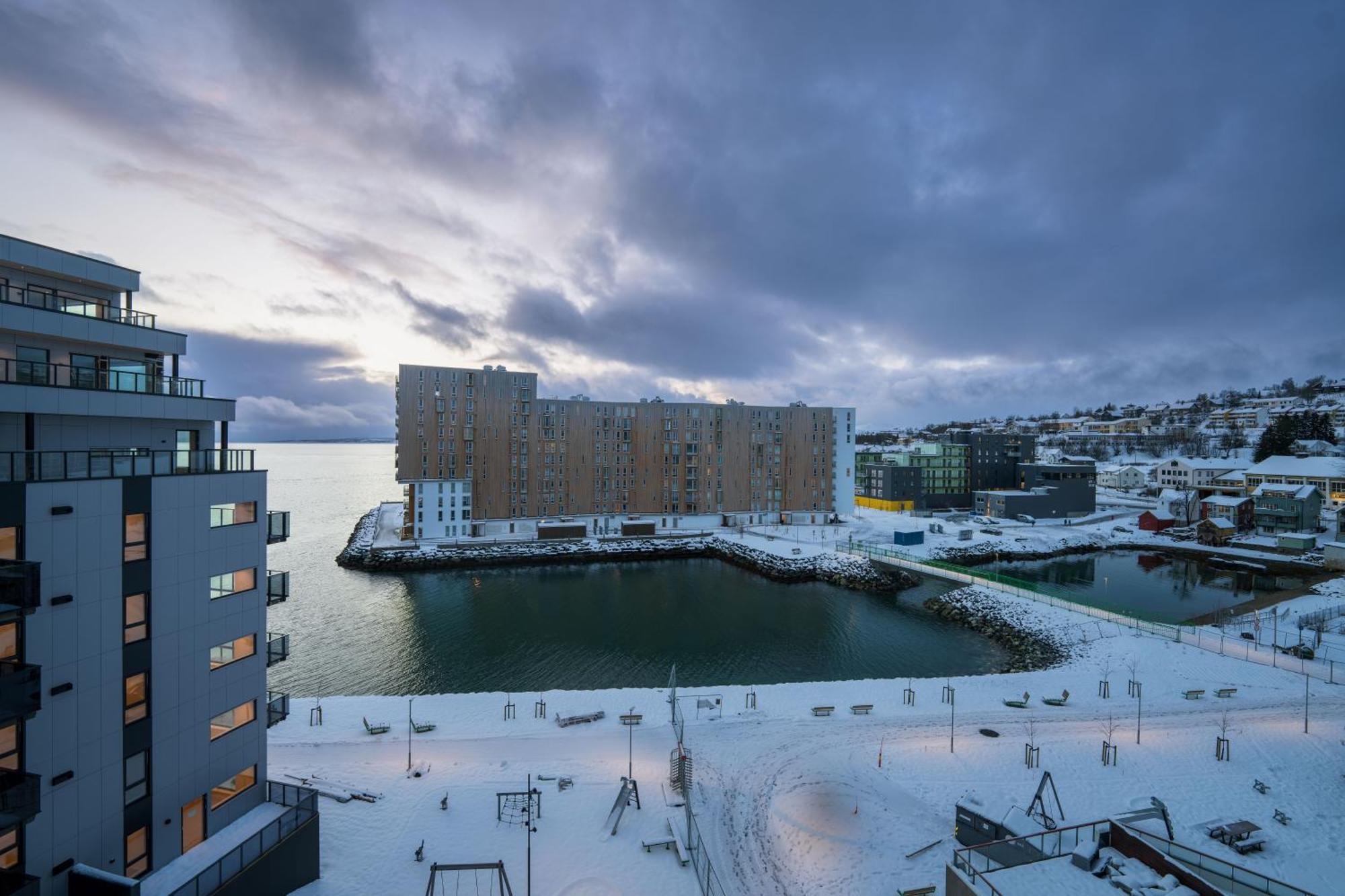 Northern Light Apartments - Nyholmen Luxury Penthouse B Tromsø Exteriör bild