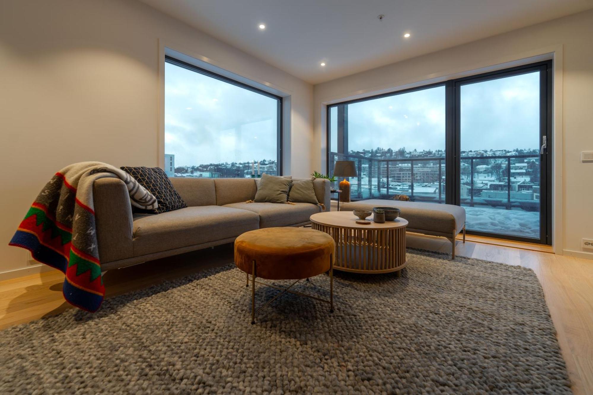 Northern Light Apartments - Nyholmen Luxury Penthouse B Tromsø Exteriör bild