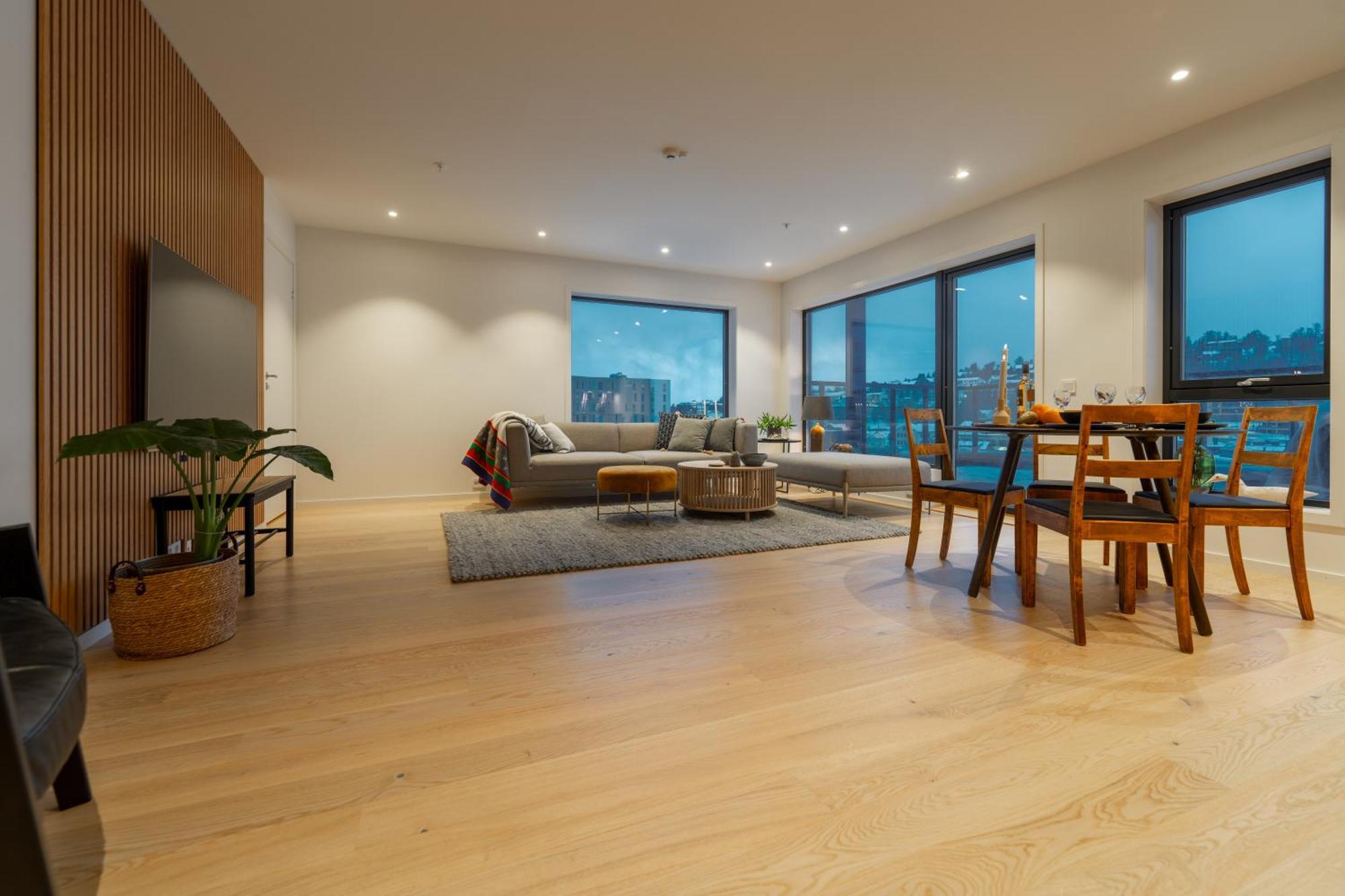 Northern Light Apartments - Nyholmen Luxury Penthouse B Tromsø Exteriör bild