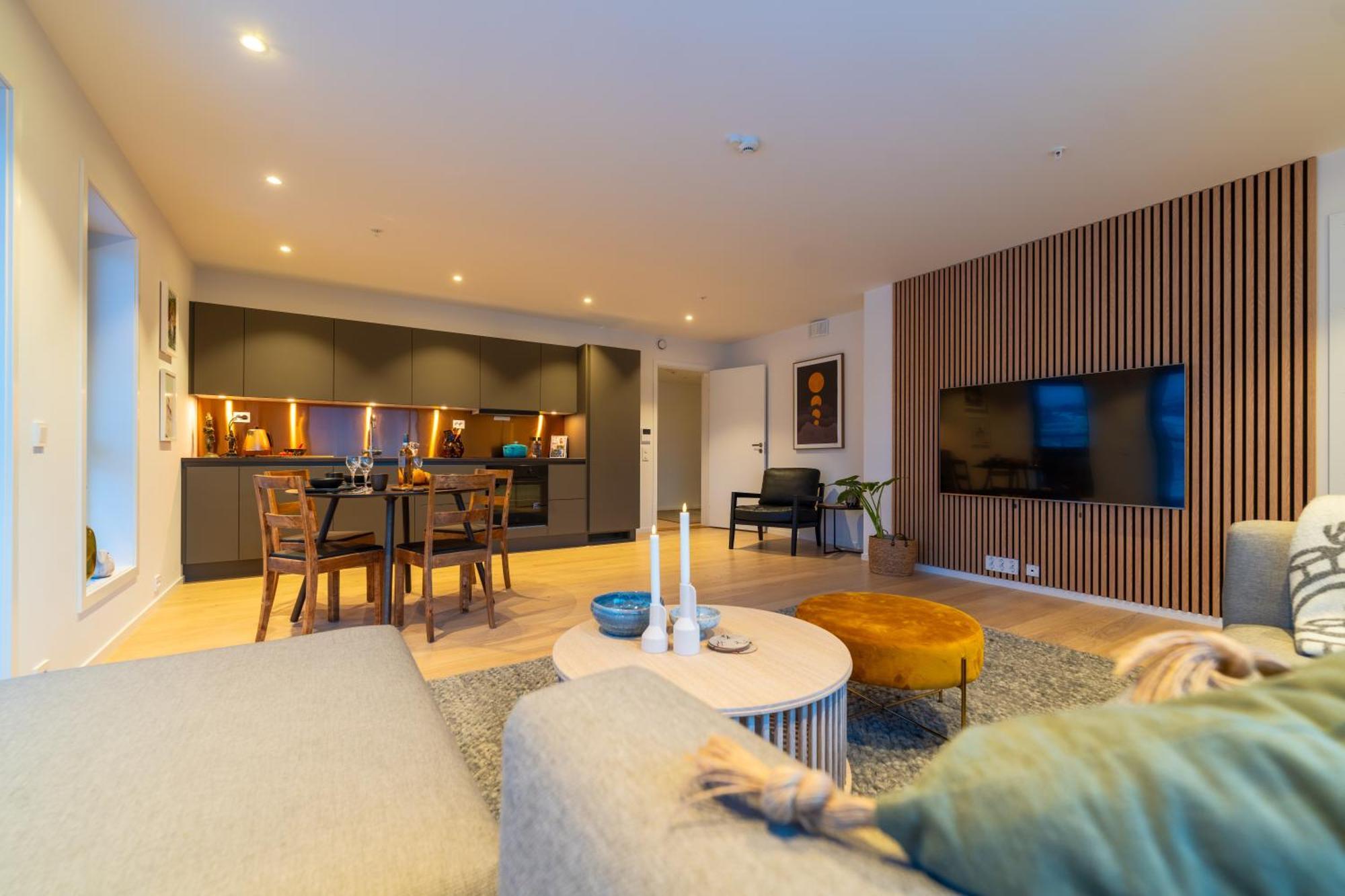 Northern Light Apartments - Nyholmen Luxury Penthouse B Tromsø Exteriör bild