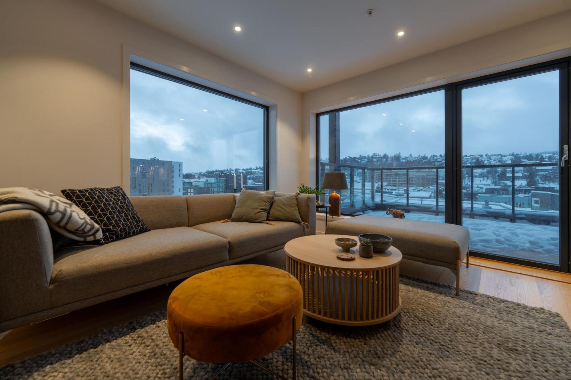 Northern Light Apartments - Nyholmen Luxury Penthouse B Tromsø Exteriör bild