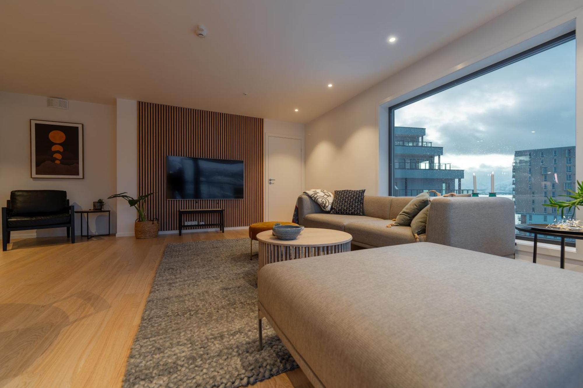 Northern Light Apartments - Nyholmen Luxury Penthouse B Tromsø Exteriör bild