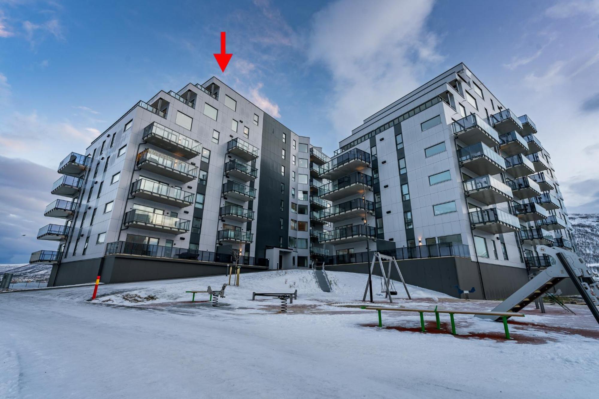 Northern Light Apartments - Nyholmen Luxury Penthouse B Tromsø Exteriör bild